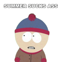 Summer Sucks Ass Stan Marsh Sticker - Summer Sucks Ass Stan Marsh South Park Stickers