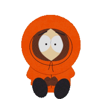 Startled Kenny Mccormick Sticker - Startled Kenny Mccormick South Park Stickers