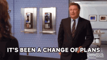 Its Been A Change Of Plans Jack Donaghy GIF - Its Been A Change Of Plans Jack Donaghy 30rock GIFs