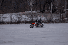 bikes on ice ice racing full send slip n slide