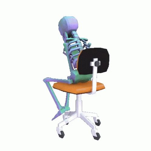 death,skelly,spinning,spin,chair,swivel,think,thinking,gif,animated gif,gif...