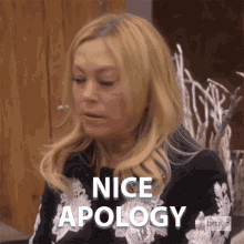 Nice Apology Real Housewives Of Beverly Hills GIF - Nice Apology Real Housewives Of Beverly Hills What A Great Apology GIFs