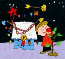 A Charlie Brown Christmas Tree GIF - A Charlie Brown Christmas Little Tree Tree GIFs