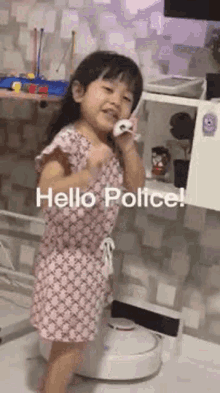 Police Hello GIF - Police Hello Faye GIFs