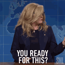 you ready for this marsha blackburn saturday night live yall ready are you prepared for this