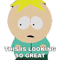 This Is Looking So Great Butters Sticker - This Is Looking So Great Butters South Park Stickers