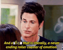 Fic Emotions Fic Roller Coaster Of Emotion GIF - Fic Emotions Fic Roller Coaster Of Emotion Chris Traeger Fic GIFs