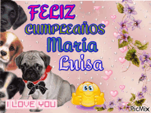 Feliz Cumpleanos Maria Luisa GIF - Feliz Cumpleanos Maria Luisa I Love You GIFs