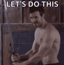 Lets Do This Fighting Stance GIF - Lets Do This Fighting Stance Sword GIFs