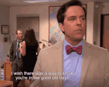 Good Old Days Andy GIF - Good Old Days Andy The Office GIFs
