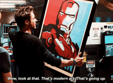 Iron Man Tony Stark GIF - Iron Man Tony Stark Wow GIFs
