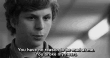 You Have No Reason To Be Mad At Me. You Broke My Heart. GIF - Broken Heartbreak Heartbroken GIFs