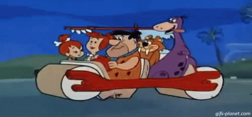 The Flintstones Car GIF - The Flintstones Car Family - Discover & Share GIFs
