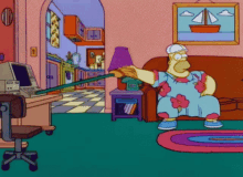The Simpsons Homer Simpson GIF - The Simpsons Homer Simpson Broom GIFs