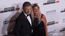 couple smiling eric nebot 33rd american cinematheque award cinetheque award