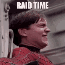 Raid Time Spiderman Train GIF - Raid Time Spiderman Train Spiderman GIFs