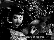 I Hate Girls That Giggle All The Time Audrey Hepburn GIF - I Hate Girls That Giggle All The Time Audrey Hepburn GIFs
