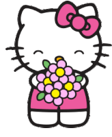 Pretty Hello Kitty Sticker - Pretty Hello Kitty Happy Stickers
