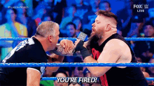 wwe kevin owens youre fired fired shane mcmahon