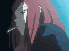 Anime Smoke GIF - Anime Smoke Flcl GIFs