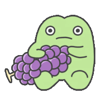 Grape Grapes Sticker - Grape Grapes 포도 Stickers