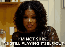 I'M Not Sure. It'S Still Playing Itself Out. GIF - Beauty And The Baller Diandra Lyle Not Sure GIFs