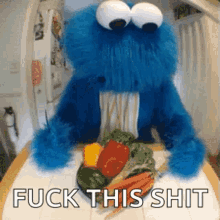 Cookie Monster GIF - Cookie Monster Veggies GIFs