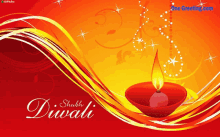 Happy Diwali Gifkaro GIF - Happy Diwali Gifkaro Candle GIFs