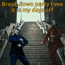 Happy Dance Joker GIF - Happy Dance Joker Break Down GIFs
