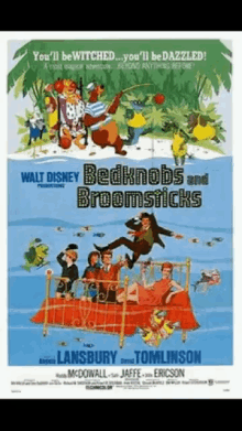 Disney Movie Poster GIF - Disney Movie Poster Bedknobs And Broomsticks GIFs
