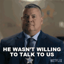 He Wasnt Will To Talk To Us Corporal Garcia GIF - He Wasnt Will To Talk To Us Corporal Garcia Tiger King2 GIFs