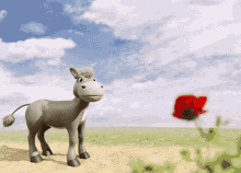 Donkey Horse GIF - Donkey Horse Flower GIFs