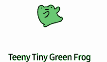 Tiny Green Frog Dancing Frog GIF - Tiny Green Frog Dancing Frog Teeny Tiny Green Frog GIFs