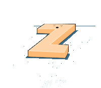 Downsign Lay Z Sticker - Downsign Lay Z Sleeping Stickers