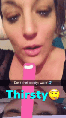 post story dont drink daddys water thirsty sip