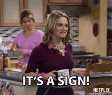 Its A Sign Thats A Sign GIF - Its A Sign Thats A Sign Sign GIFs