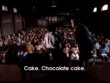 Eat The Whole Confection GIF - Matilda Mrstrunchbull Cake GIFs