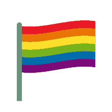 rainbow flag joypixels out and proud lgbtq community pride