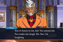 Ace Attorney Phoenix Wright GIF - Ace Attorney Phoenix Wright Not Funny GIFs