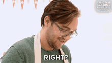 Right The Great Canadian Baking Show GIF - Right The Great Canadian Baking Show Gcbs GIFs