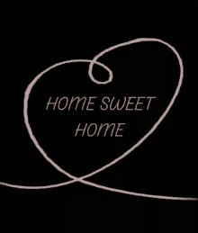 home sweet home love heart