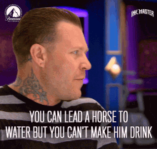You Can Lead A Horse To Water Stubborn GIF - You Can Lead A Horse To Water Stubborn Proverb GIFs