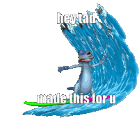 Hey Tad Made This For U Sticker - Hey Tad Made This For U Lizard Stickers