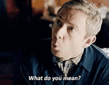 What Do You Mean GIF - What Do You Mean Confused Martin Freeman GIFs