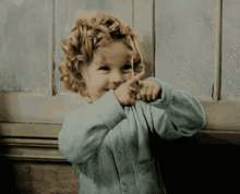 shirley temple shame on you hand gesture mary lou rogers our girl shirley