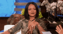 Rihanna'S Got You GIF - Ellen Rihanna Wink GIFs