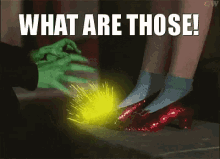 What Are Thooooose GIF - Shoes Rubyslippers Wizardofoz GIFs