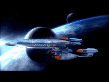 Future Enterprise Star Trek GIF - Future Enterprise Star Trek Space Ship GIFs