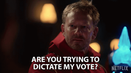Are You Trying To Dictate My Vote Sam Trammell GIF - Are You Trying To Dictate My Vote Sam Trammell Eric Clarke GIFs