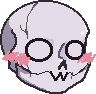 Pixel Skull Sticker - Pixel Skull Owo Stickers